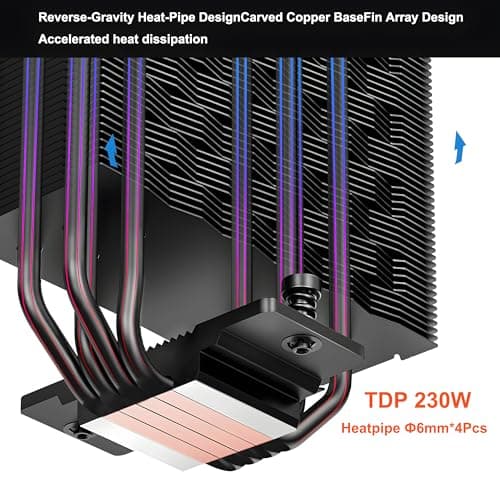 PC Cooler RZ400 V2 Air 155mm 86.73 CFM Black image