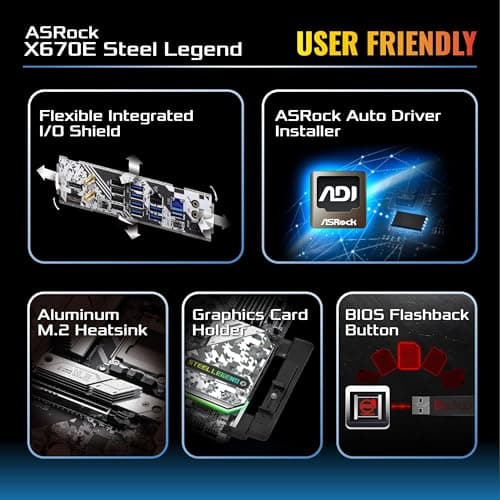 ASRock X670E Steel Legend ATX AM5 image