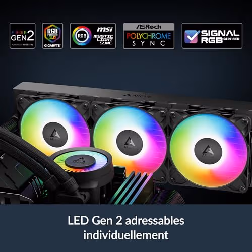 ARCTIC Liquid Freezer III Pro A-RGB 110 CFM Water 420mm Black image