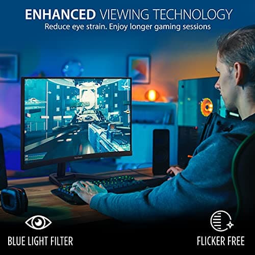 ViewSonic VX2468-PC-MHD 24" 1080p 165Hz VA Curved Monitor image