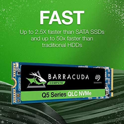 Seagate BarraCuda Q5 2TB SSD M.2-2280 PCIe 3.0 x4 NVMe image