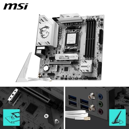 MSI B850M GAMING PLUS WIFI6E AM5 DDR5 Micro ATX image