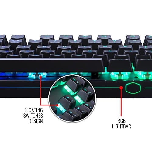 Cooler Master MasterKeys MK750 MX Red RGB Wired Gaming Keyboard image