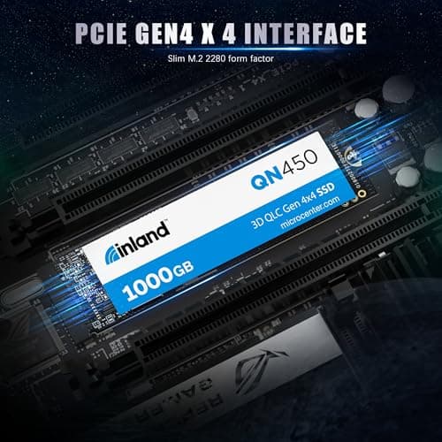 Inland QN450 1TB M.2-2280 SSD PCIe 4.0 X4 NVMe image