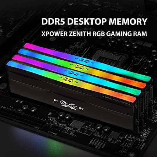 Silicon Power XPOWER Zenith RGB Gaming Black DDR5-5600 CL40 32GB (2x16GB) image