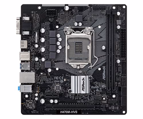 ASRock H470 M-HVS LGA1200 DDR4 Micro ATX image