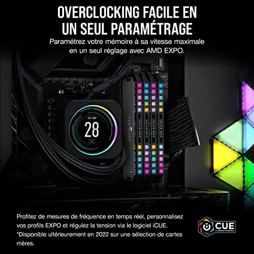 Corsair Dominator Platinum RGB Black DDR5-6000 CL30 64GB (2x32GB) image