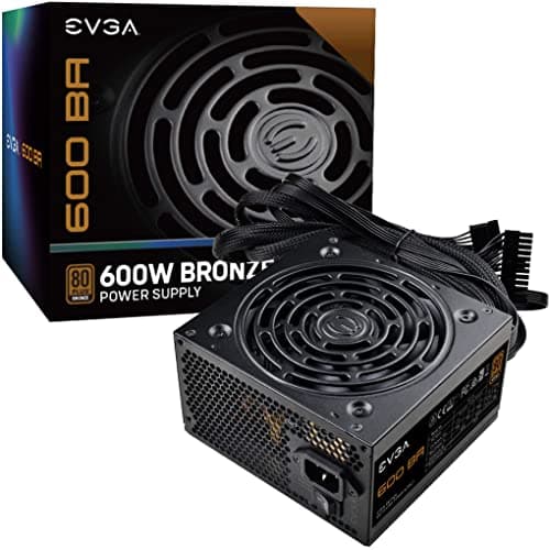 EVGA 600 BA Black ATX 600W Non-Modular 80+ Bronze Certified image