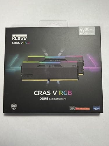 Klevv CRAS V RGB Black DDR5-6000 CL30 48GB (2x24GB) image