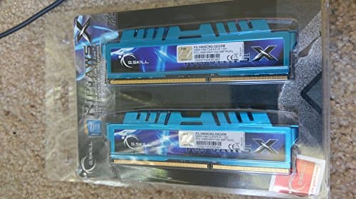 G.Skill Ripjaws X Black / Blue DDR3-1600 CL9 32GB (4x8GB) image
