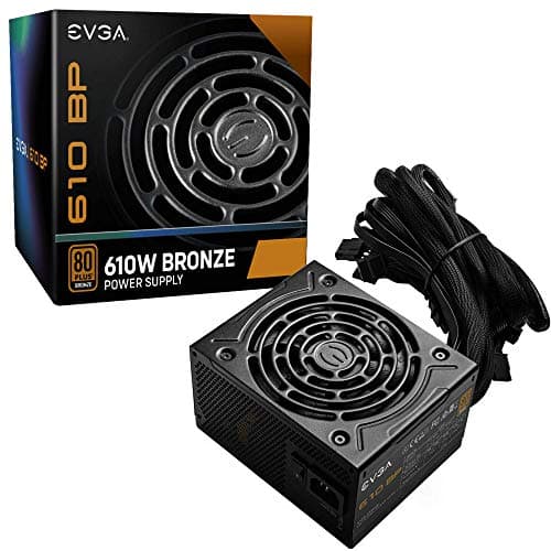 EVGA 610 BP Black ATX 610W Non-Modular 80+ Bronze Certified image