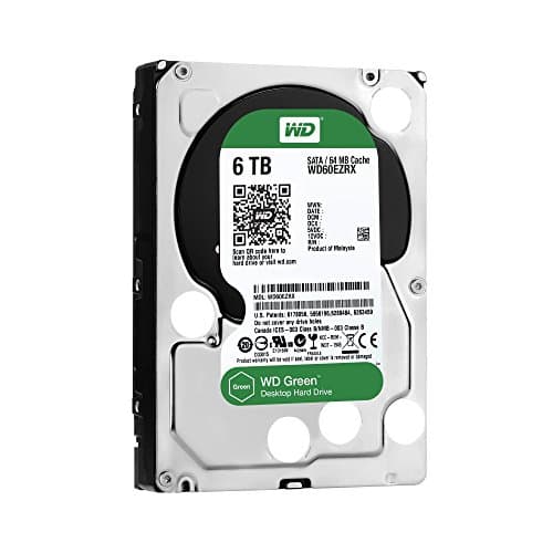 Western Digital Green 6TB 3.5" HDD 5400RPM SATA 6.0 Gb/s Internal image