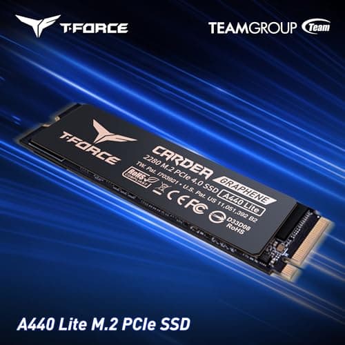 TEAMGROUP A440 Lite 2TB M.2-2280 SSD PCIe 4.0 x4 NVMe image