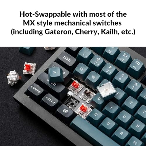 Keychron Q6 Pro RGB Bluetooth/Wireless/Wired Keychron K Pro Red Gaming Keyboard image