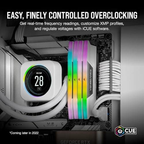Corsair Vengeance RGB White DDR5-6400 CL32 64GB (2x32GB) image
