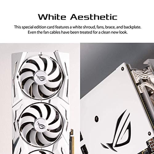 ROG Strix White GeForce RTX 2080 Super Overclocked Triple-Fan 8GB GDDR6 PCIe 3.0 Graphics Card image