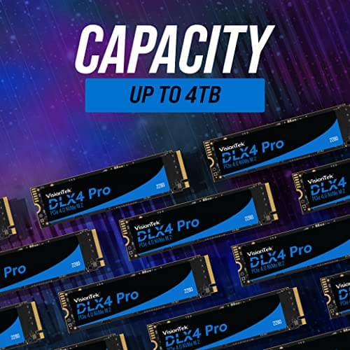 VisionTek DLX4 Pro 4TB M.2-2280 SSD PCIe 4.0 X4 NVMe image