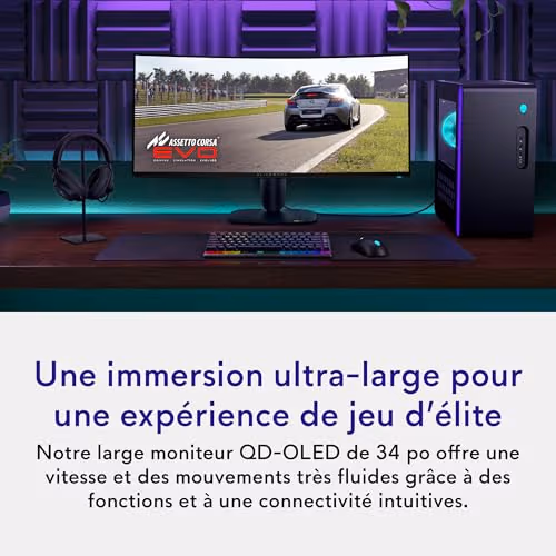 Dell Alienware AW3425DW 34.2" 1440p 240Hz QD-OLED Curved Monitor image