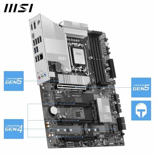 MSI B860 PRO B860-P WIFI LGA1851 DDR5 ATX image