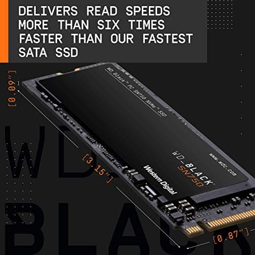 Western Digital Black SN750 Rev2 2TB SSD M.2 PCIe 3.0 NVMe image