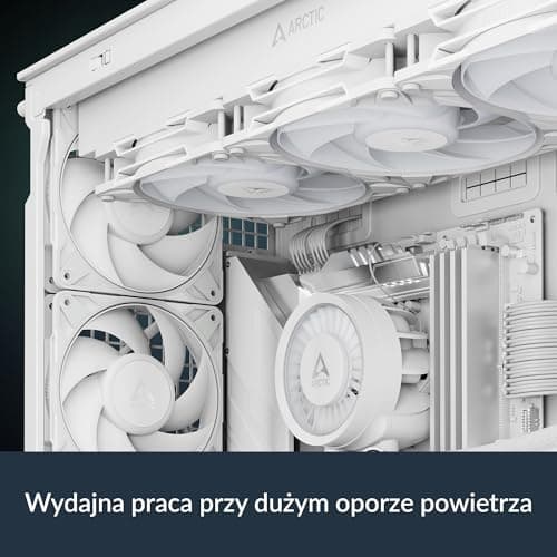 ARCTIC P14 Pro PST 140mm White PWM PST 110 CFM 1-Pack image