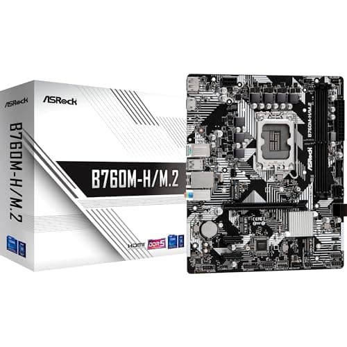 ASRock B760 M-H/M.2 LGA1700 DDR5 Micro ATX image