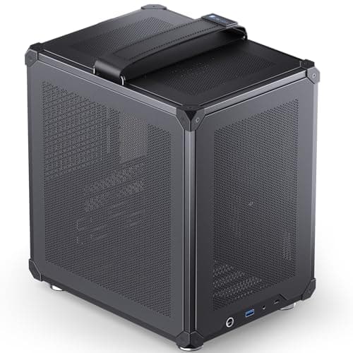 Jonsbo C6-ITX Mini-ITX Desktop Black Mesh Side Panel main image