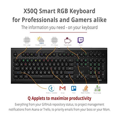Das Keyboard X50Q RGB Wired Mechanical Gaming Keyboard image