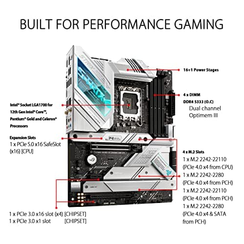 ASUS ROG STRIX Z690-A GAMING WIFI DDR4 ATX image