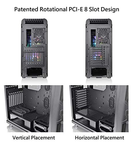 Thermaltake Level 20 RS ARGB ATX Mid Tower Black with Tempered Glass Side Panel and USB 3.2 Gen 1 Type-A USB 2.0 Type-A image