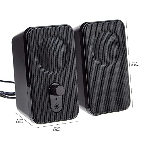 AmazonBasics V216US 2.0 4.6 W Speaker System image