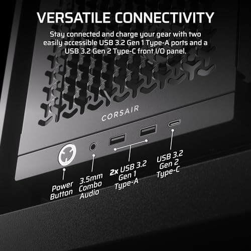 Corsair FRAME 4000D RS Modular ATX Mid-Tower PC Case - Black image