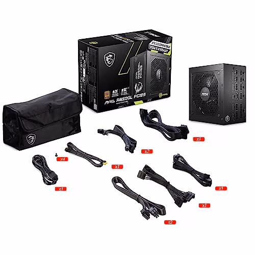 MSI MAG A850GL PCIE5 850W Fully Modular 80+ Gold Certified image