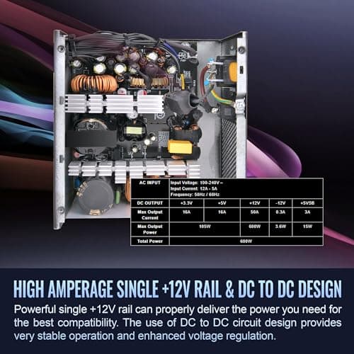 Thermaltake Smart W3 Black 600W Non-Modular 80+ Certified image