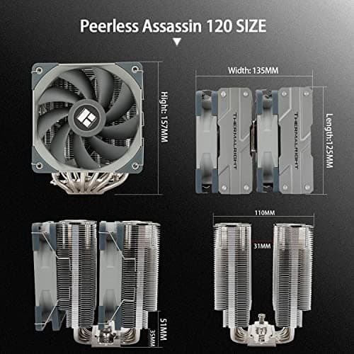 Thermalright Peerless Assassin Air 157mm Gray image