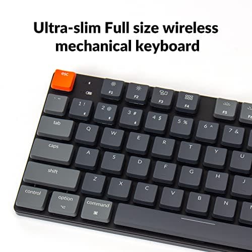 Keychron K5 SE Bluetooth/Wired Slim Keychron Optical Brown Low Profile Mechanical Keyboard image