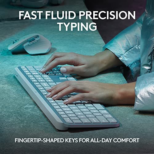 Logitech MX KEYS S Wireless/Wired/Bluetooth Standard Keyboard image