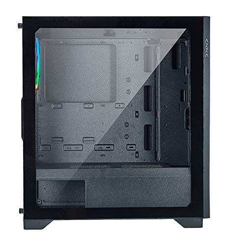 Azza Hive 450 ATX Mid Tower Black Tempered Glass Side Panel image