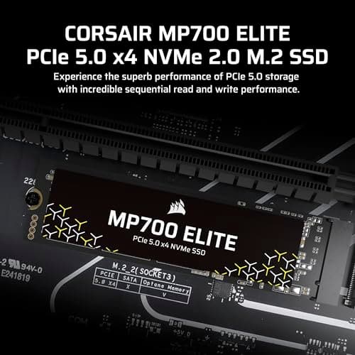 Corsair MP700 Elite 2TB SSD M.2-2280 PCIe 5.0 NVMe image
