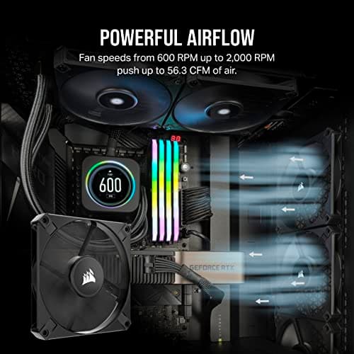 Corsair AF120 SLIM 120mm Black PWM 56.3 CFM image