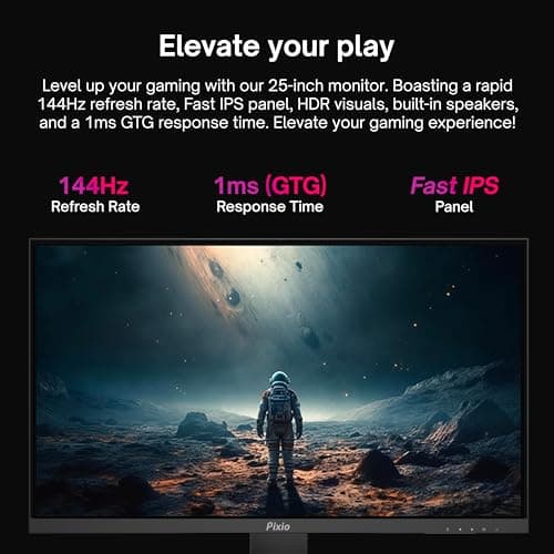 Pixio PX257P 24.5" 1080p 144Hz IPS Monitor image