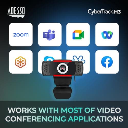 Adesso CyberTrack H3 720p Webcam image