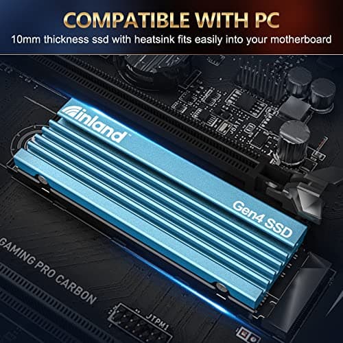 Inland Gaming Performance Plus 4TB SSD M.2-2280 PCIe 4.0 X4 NVMe image