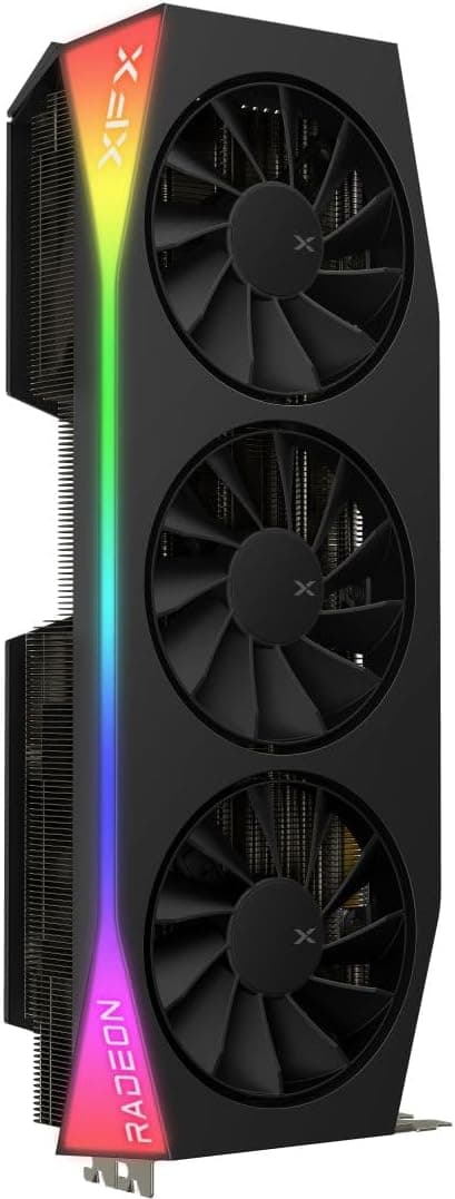 XFX Mercury OC RGB Radeon RX 9070 XT 16GB GDDR6 Black image