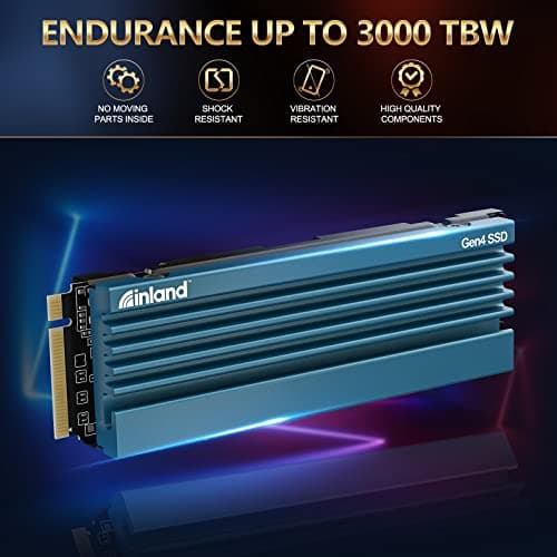 Inland Gaming Performance Plus 4TB SSD M.2-2280 PCIe 4.0 X4 NVMe image