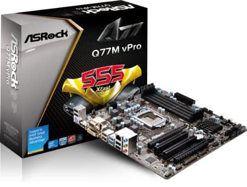 ASRock Q77 Q77M vPro LGA1155 DDR3 Micro ATX image