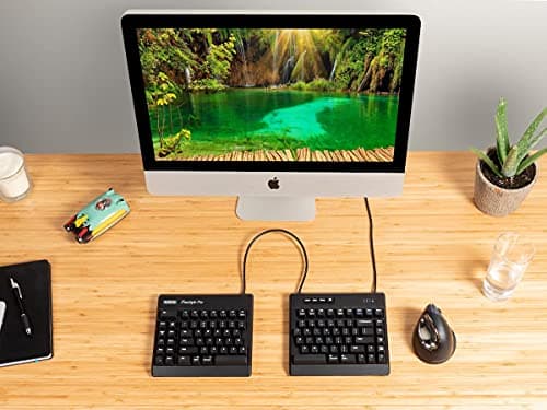 Kinesis Gaming Freestyle Pro Quiet Wired Ergonomic Split Mechanical Gaming Keyboard image