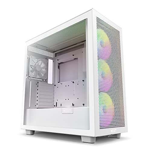 NZXT H7 Flow RGB (2023) ATX Mid Tower White Tempered Glass main image
