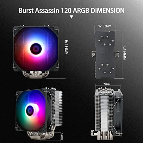 Thermalright Burst Assassin ARGB Air 154mm Black / Silver image