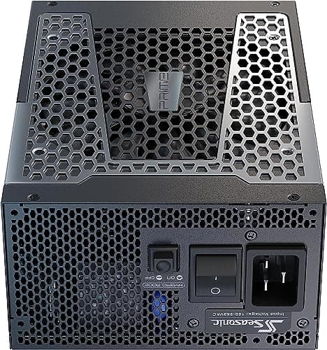 SeaSonic PRIME PX-1600 ATX 3.0 Black / Silver ATX 1600W Fully Modular 80+ Platinum Certified image